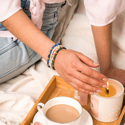Aphrodites Bewunderung: Armband des ewigen Liebe, 4er-Pack