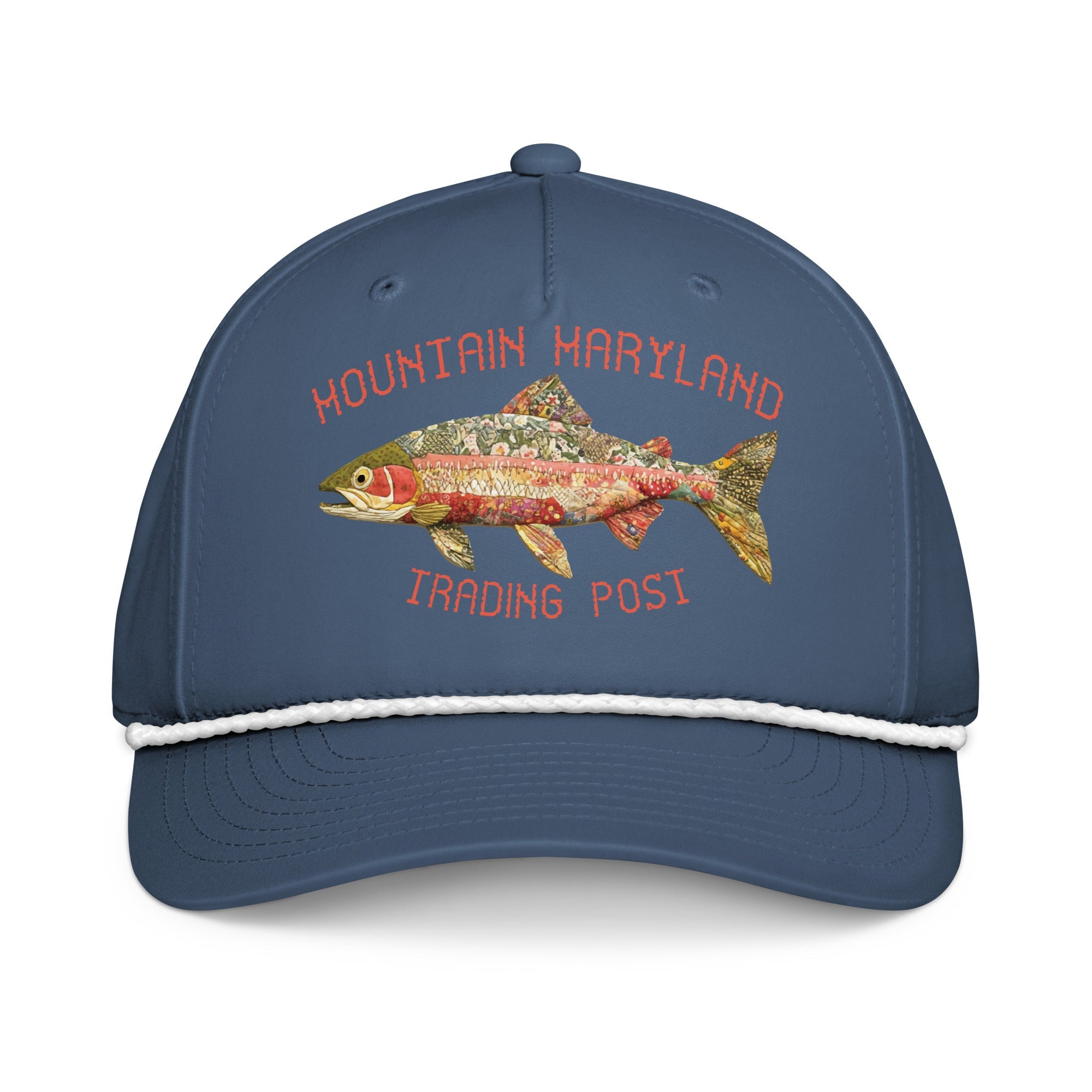 Patchwork Trout - Classic Rope Cap