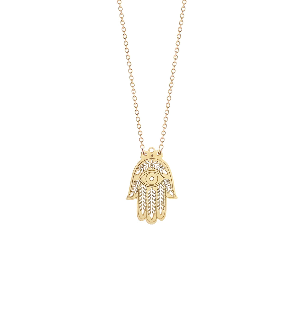 Lily Hamsa Necklace