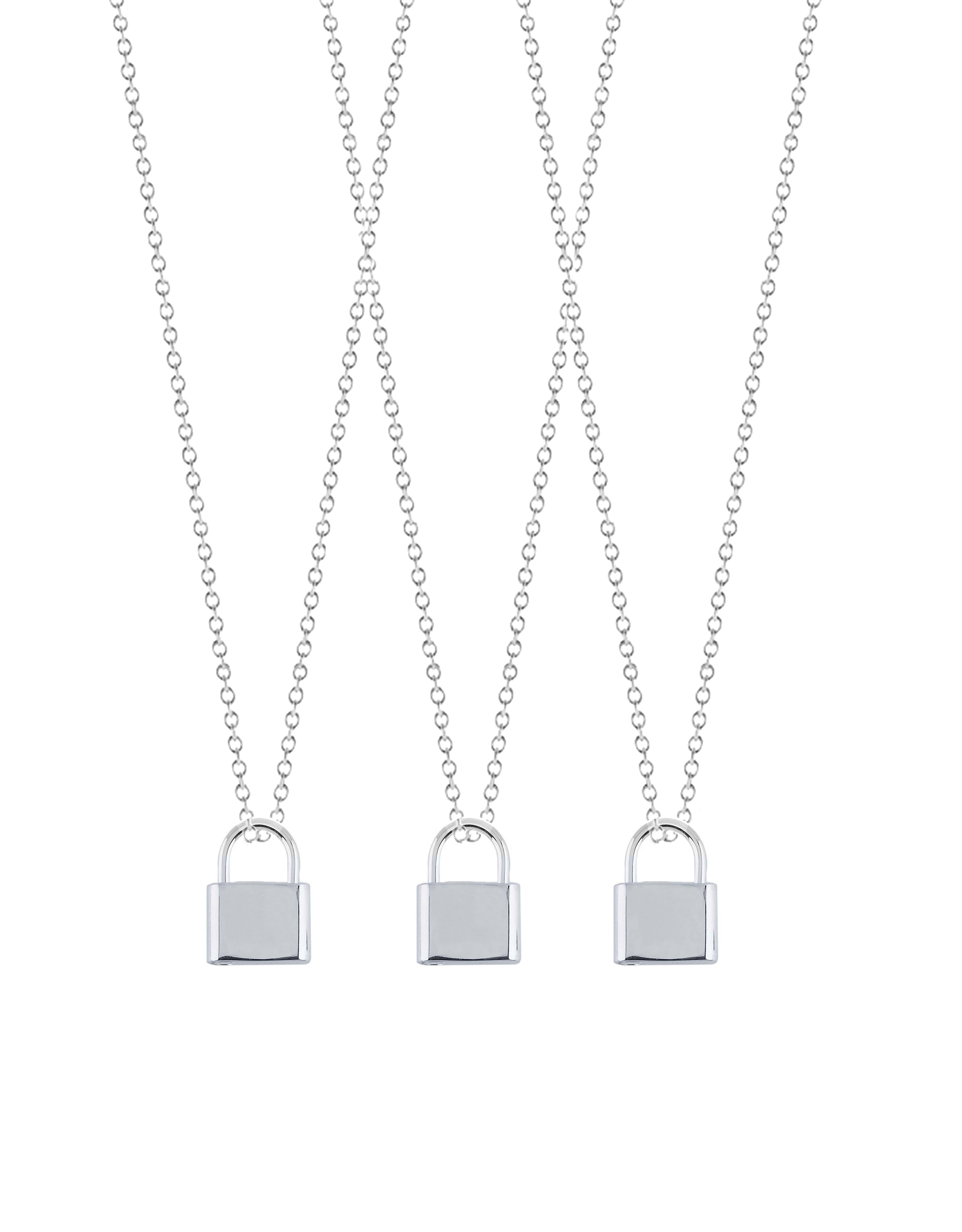 Padlock Charm Necklace