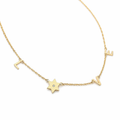 Taly Love and Star of David Diamond Necklace