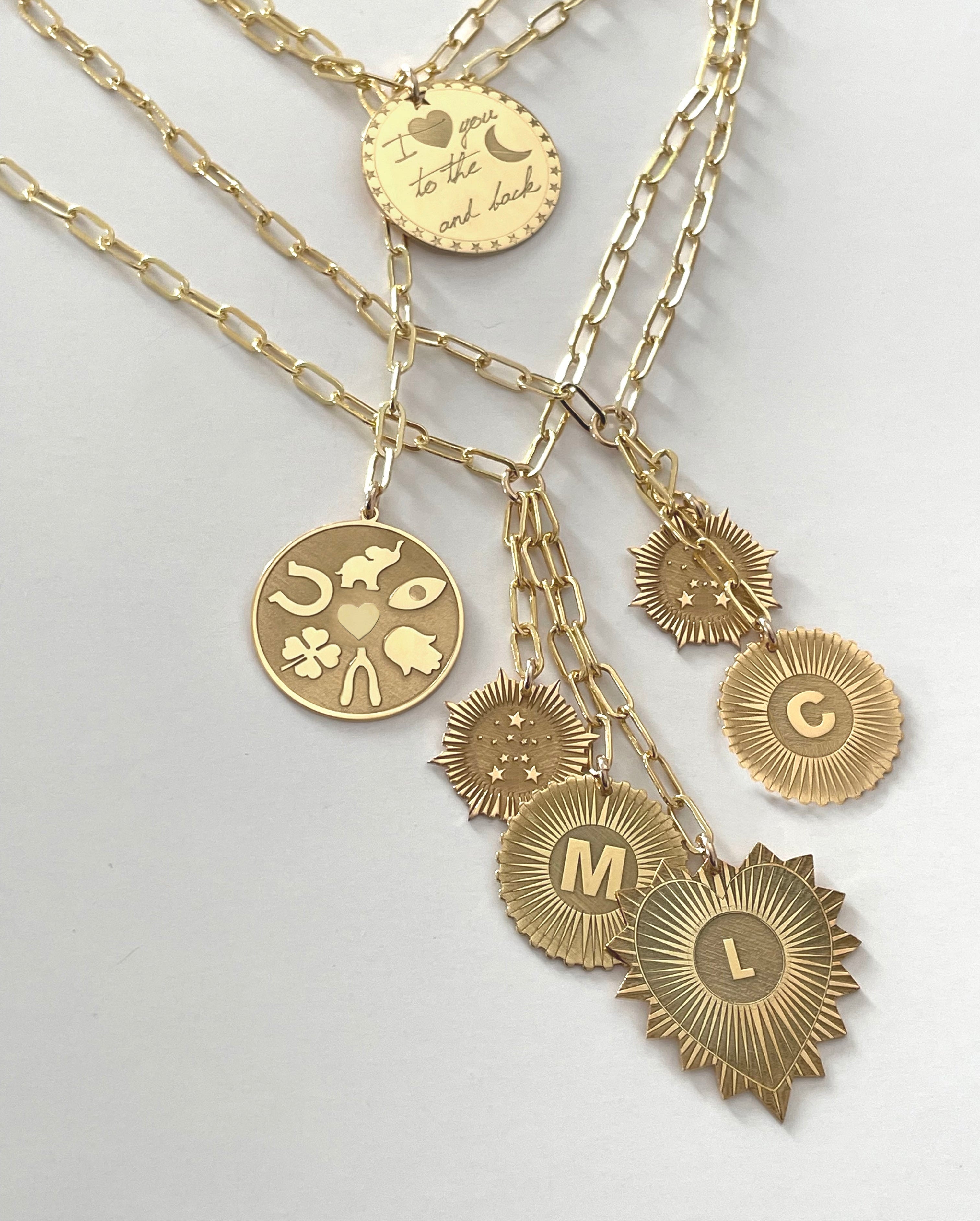 Vesta Custom Three Medallion Lariat