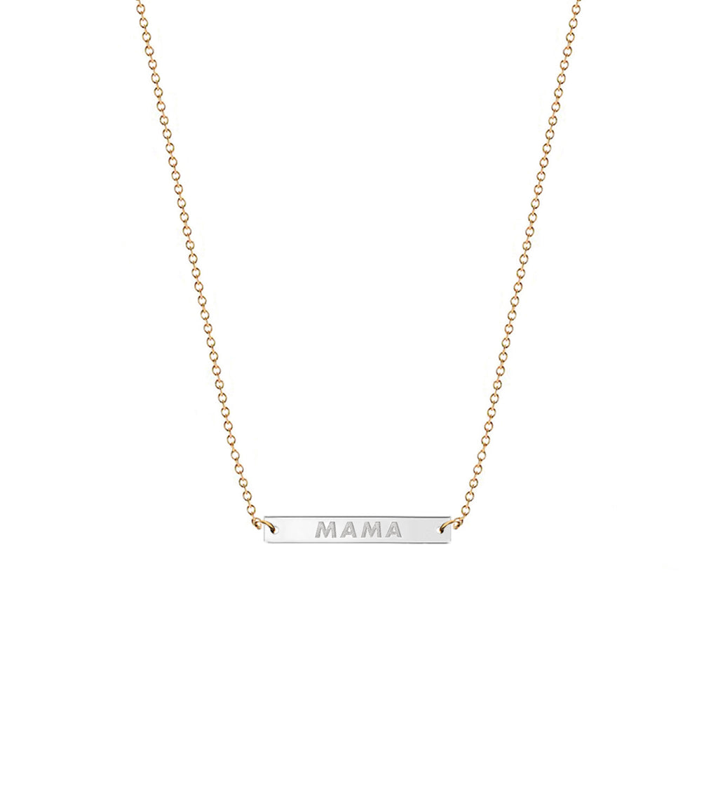 Dina Mini Nameplate | Word Necklace
