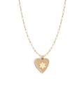 Heart Star of David Diamond Necklace