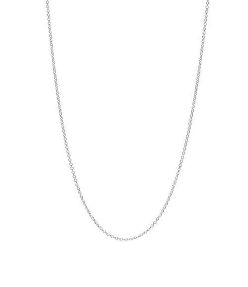 Classic Flat Oval Link Chain Sterling Silver or Gold Plated