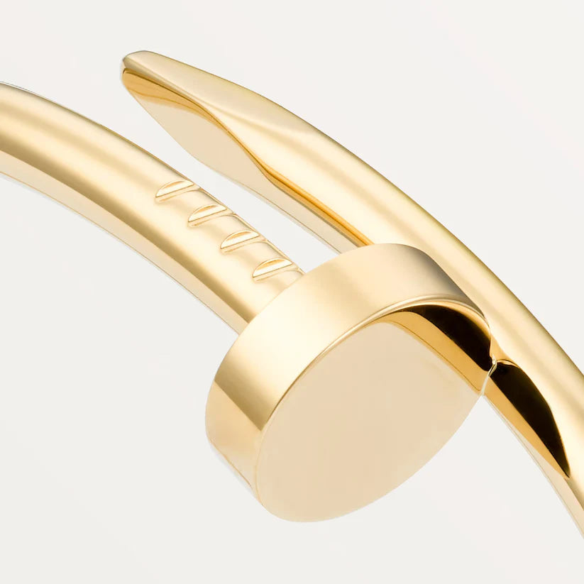 Elegant Nail Bracelet – Minimalist Screw Bangle Jewelry