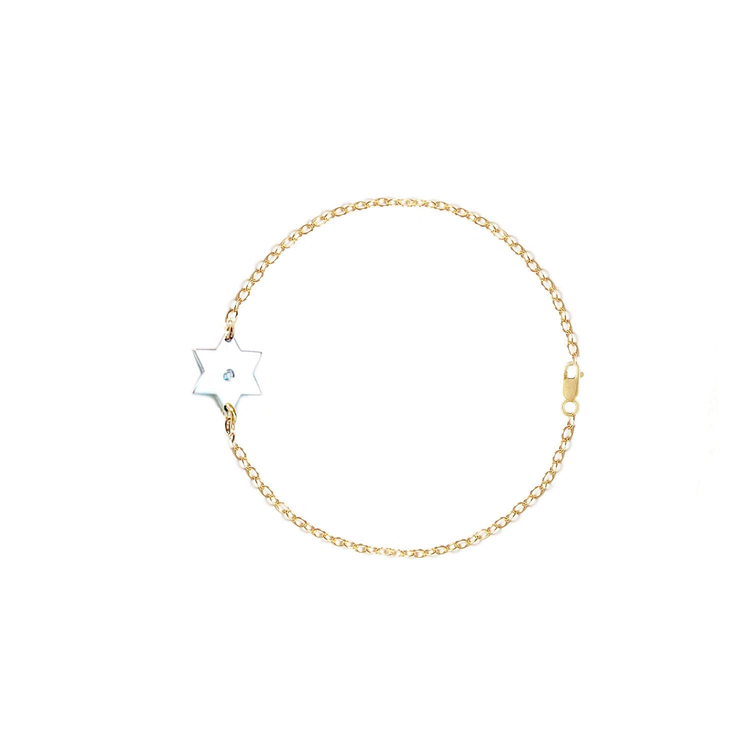 Dani Star of David Classic Diamond Bracelet | Anklet